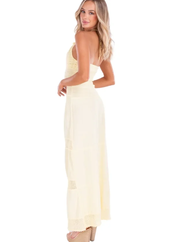 Miranda' Halter Maxi Dress