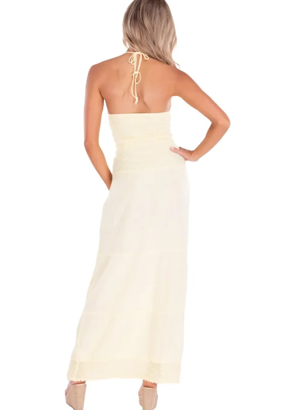Miranda' Halter Maxi Dress