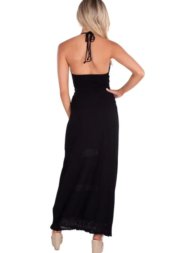 Miranda' Halter Maxi Dress