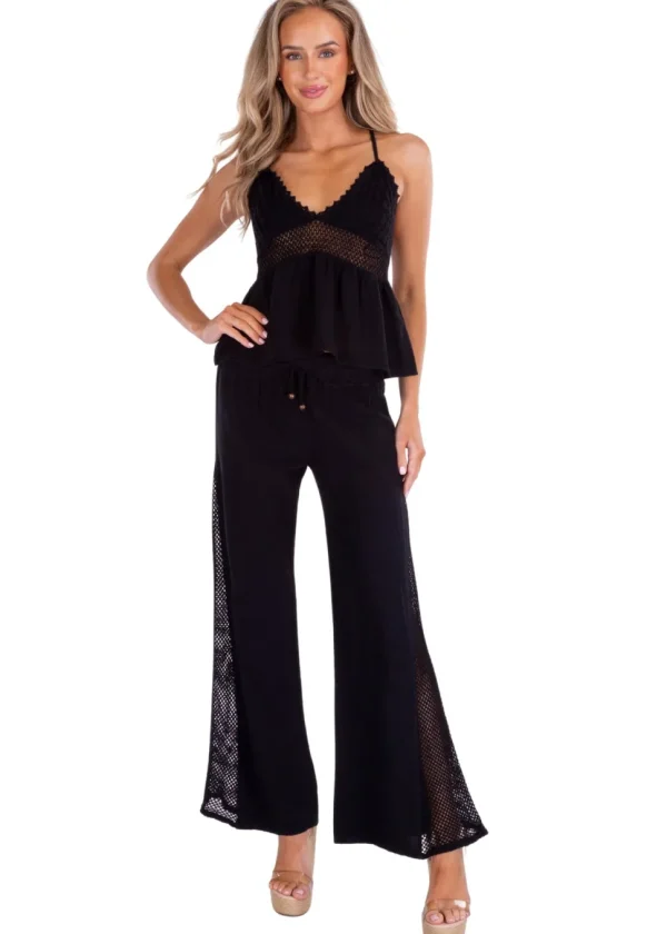 Mona' Crochet Cut Out Top