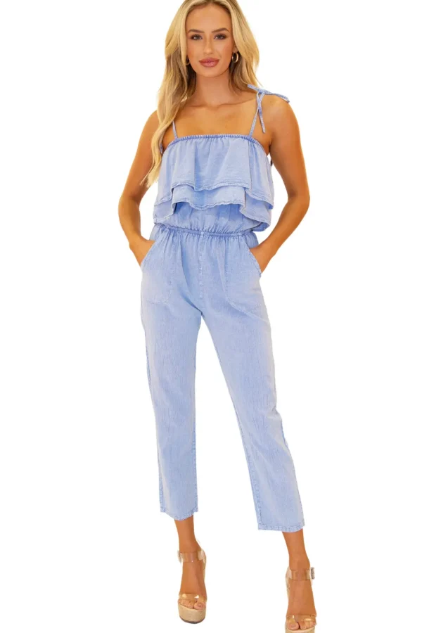 Naomi' Ruffle Jumpsuit