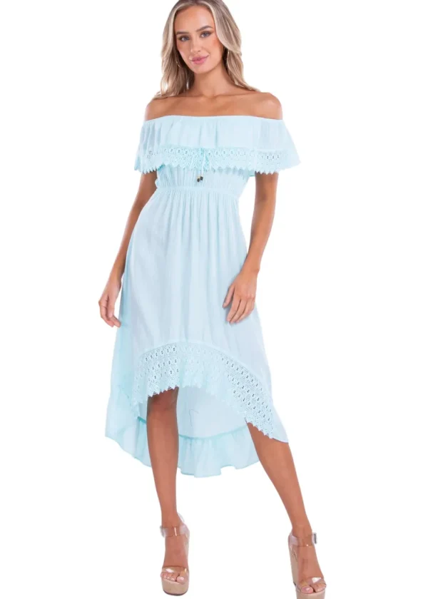 Olivia' High Low Midi Dress