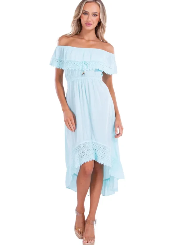 Olivia' High Low Midi Dress
