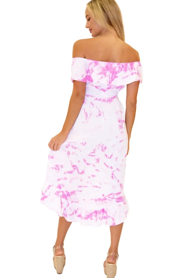 Olivia' High Low Midi Dress