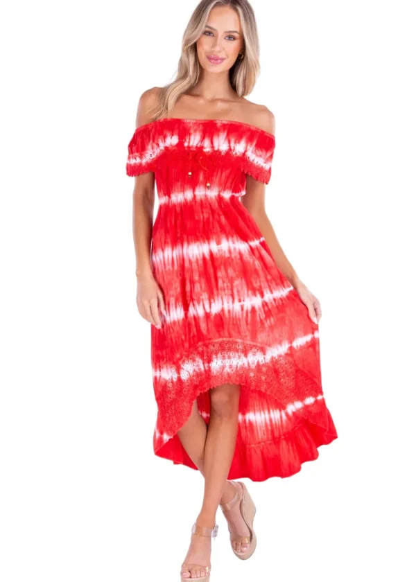 Olivia' High Low Midi Dress