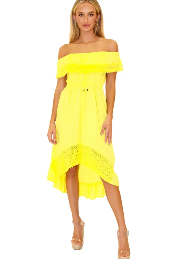 Olivia' High Low Midi Dress