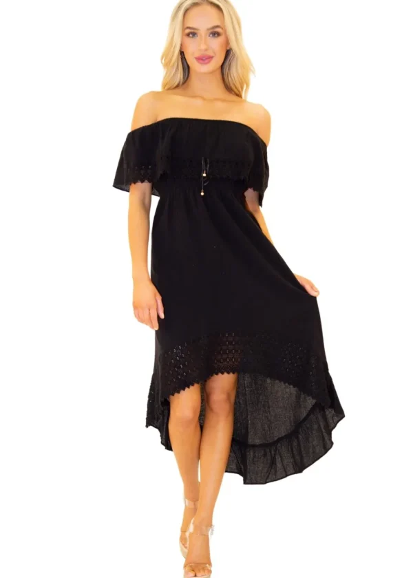 Olivia' High Low Midi Dress