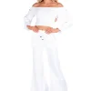 Paloma' Flare Pants White
