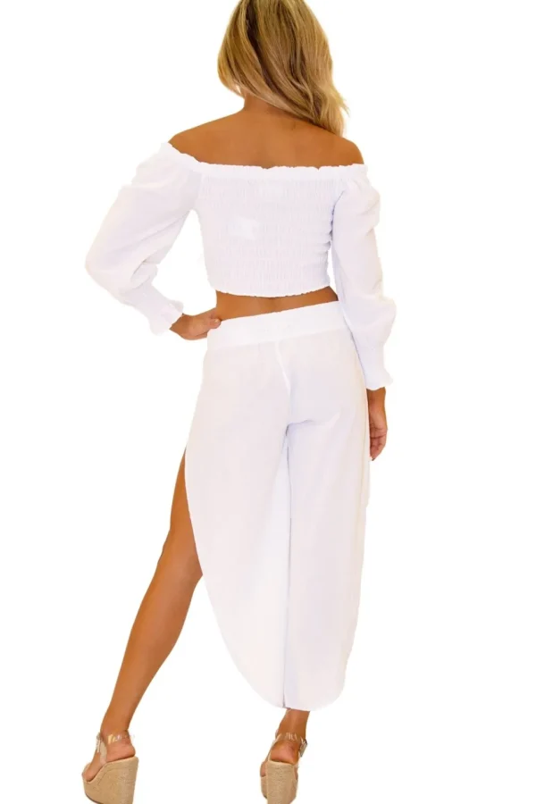 Piper' Off-Shoulder Top White