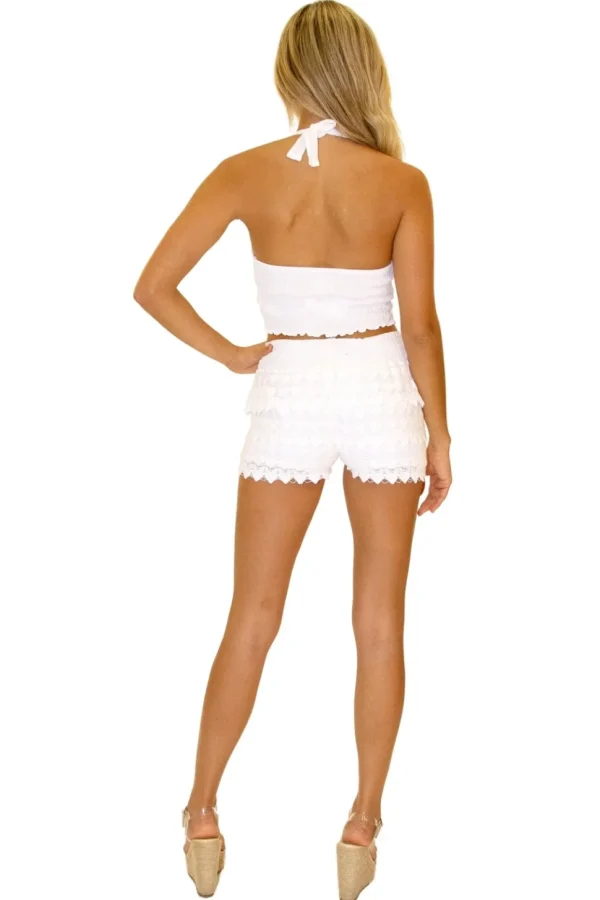 Polly' Tiered Crochet Skort