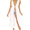 Roberta' Tie-Front Cover-Up White
