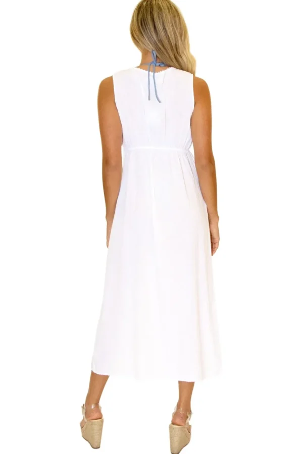 Roberta' Tie-Front Cover-Up White