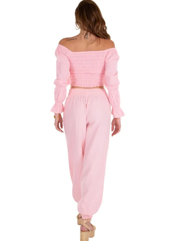 Scarlett' Side Crochet Joggers