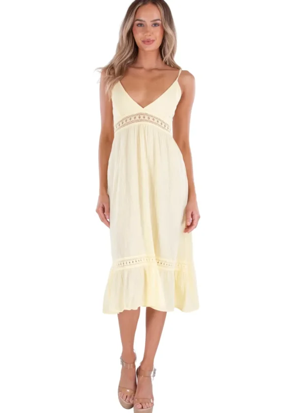 Simone' Tiered Midi Dress