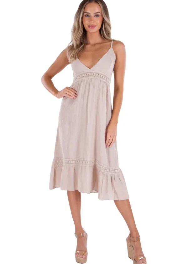 Simone' Tiered Midi Dress