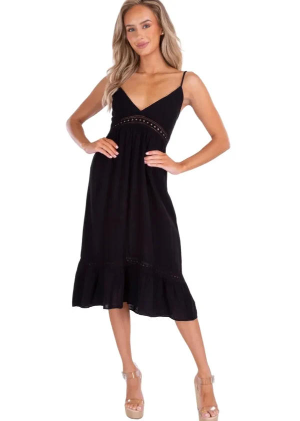 Simone' Tiered Midi Dress