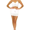 Sky' Crochet Skort White