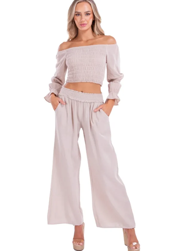 Soleil' Wide Leg Pants