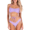 Somewhere On An Island' Shimmer Bikini Lilac