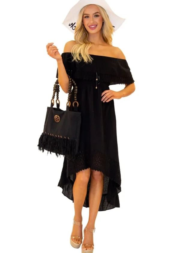 Stella' Cotton Bag Black
