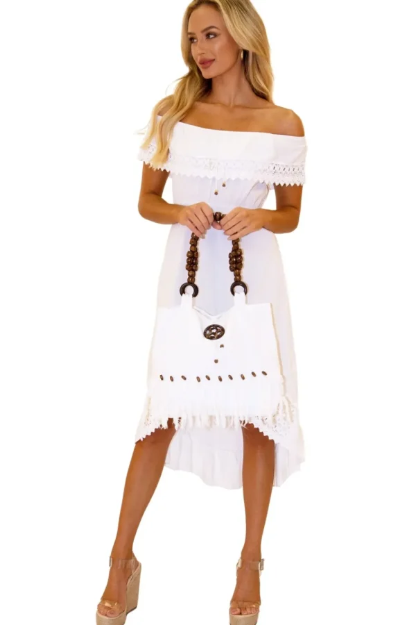 Stella' Cotton Bag White
