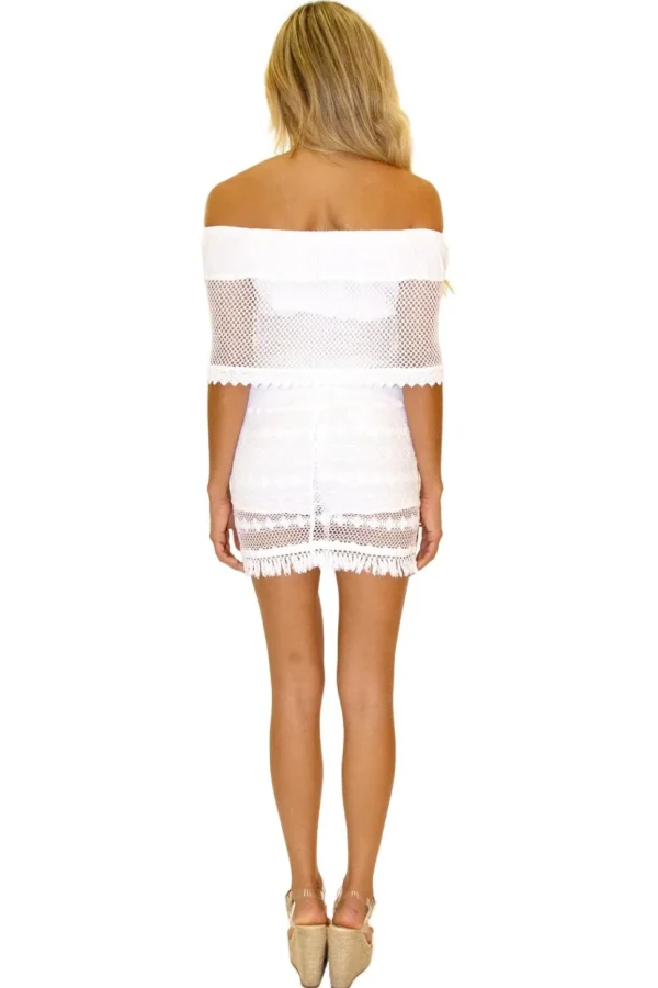 Summer' Crochet Fringe Hem Skort