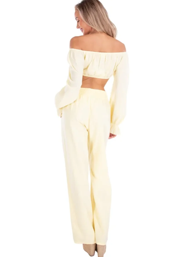 Tabitha' Long Sleeve Crop Top