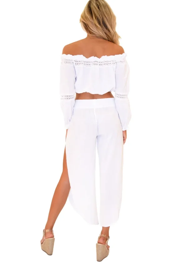 Veronica' Crochet Detail Top