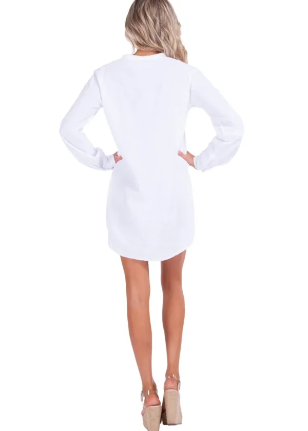 Vicki' Long Sleeve Tunic Dress