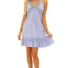 Zoey' Halter Mini Sundress