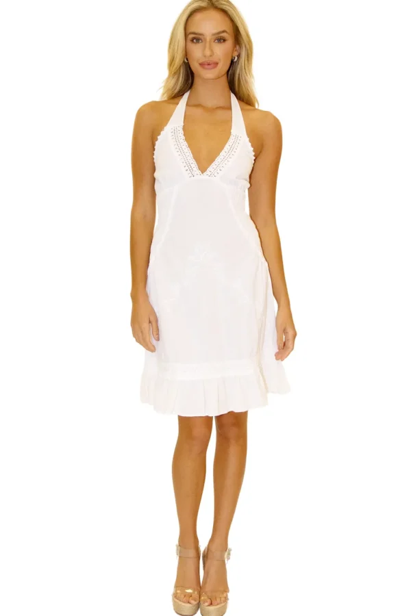 Zoey' Halter Mini Sundress